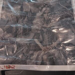 Gothic Theme Woman, Dragon And Castle Diamond Art Paint Kit 50x50